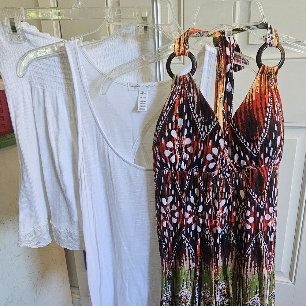 Ambiance Multicolor Halter Tank Top